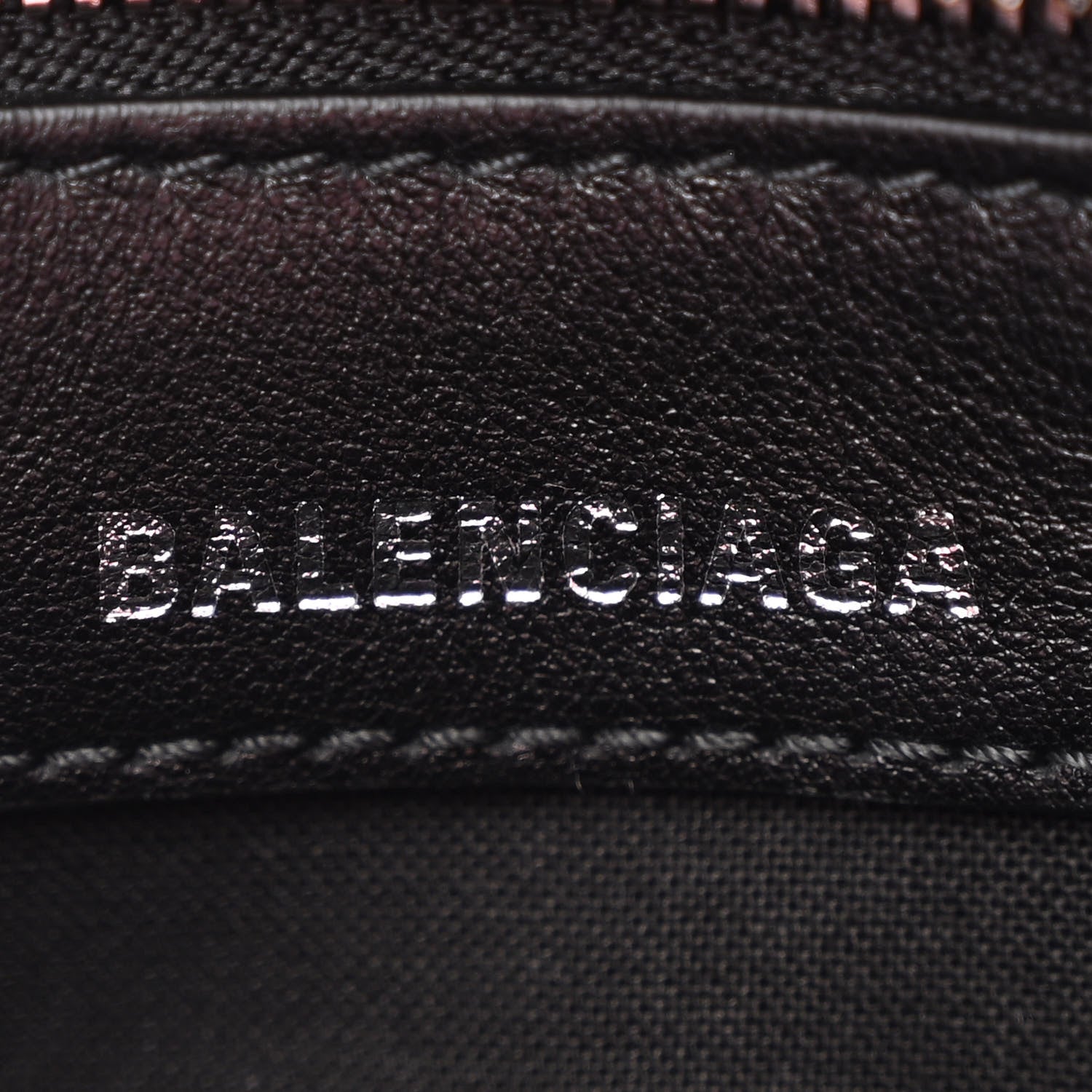 Balenciaga Denim BB Monogram Neo Cagole Handbag XS Pink 7 of 12