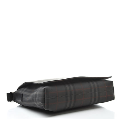 Burberry Nylon Smoked Check Messenger Bag 4 of 17