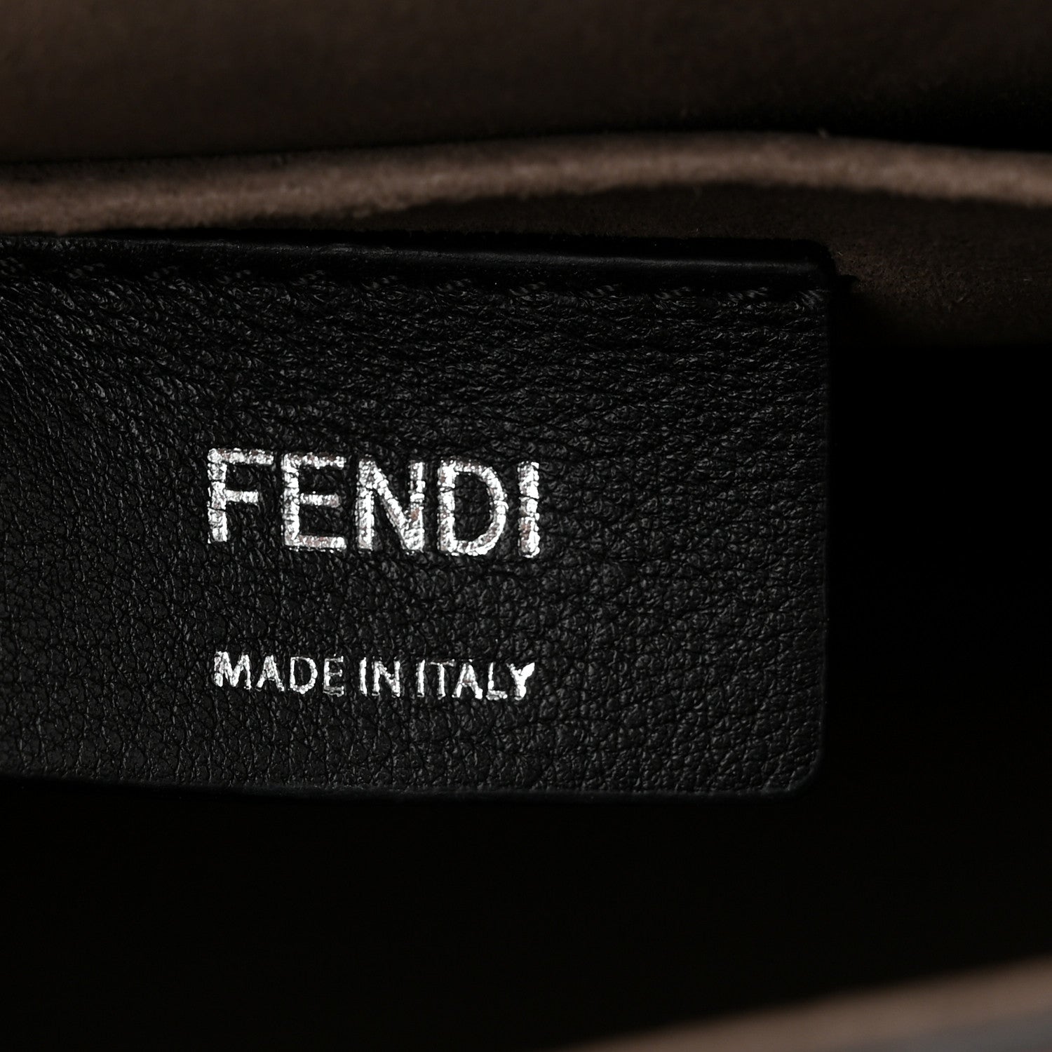 Fendi Vitello Century F is Fendi Whipstitch Threads FF Embossed Kan I Shoulder Bag Amido Fiamma 6 of 10