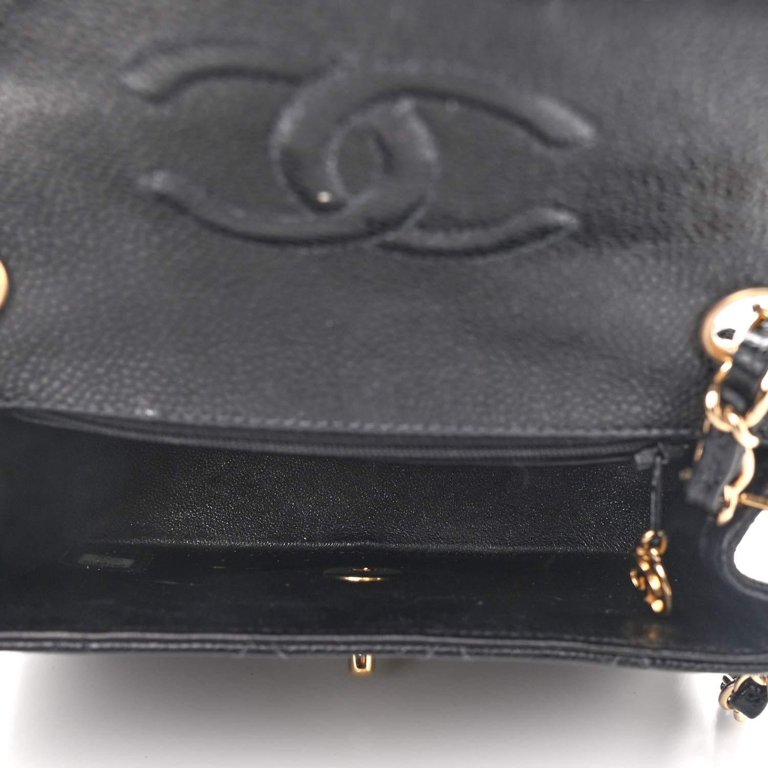 Chanel Caviar Quilted Mini Square Flap Black 5 of 12