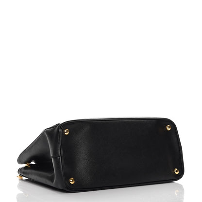 Prada Saffiano Medium Galleria Double Zip Tote Black 5 of 8