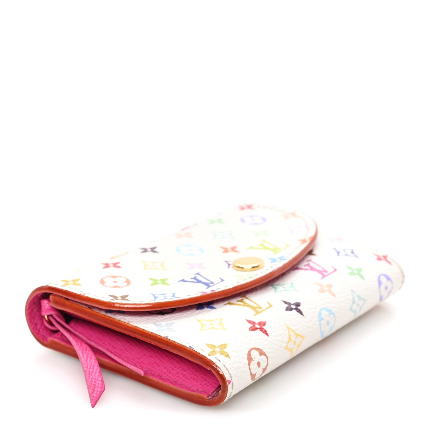 Louis Vuitton LV X TM Monogram Multicolor Rosalie Coin Purse White Kawaii Pink 4 of 6