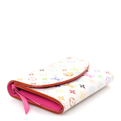 Louis Vuitton LV X TM Monogram Multicolor Rosalie Coin Purse White Kawaii Pink 4 of 6