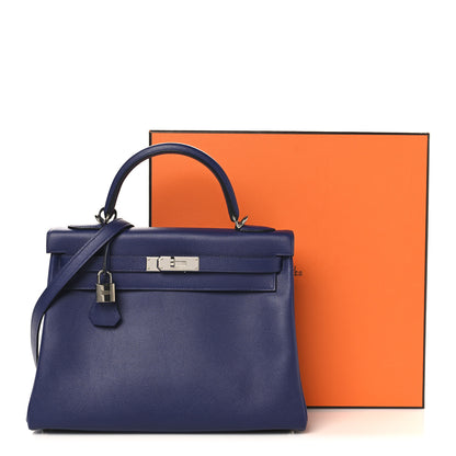 Hermes Evercolor Verso Kelly Retourne 32 Bleu Encre Bleu Zellige 13 of 13