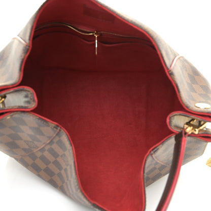Louis Vuitton Damier Ebene Caissa Hobo Cherry 5 of 10
