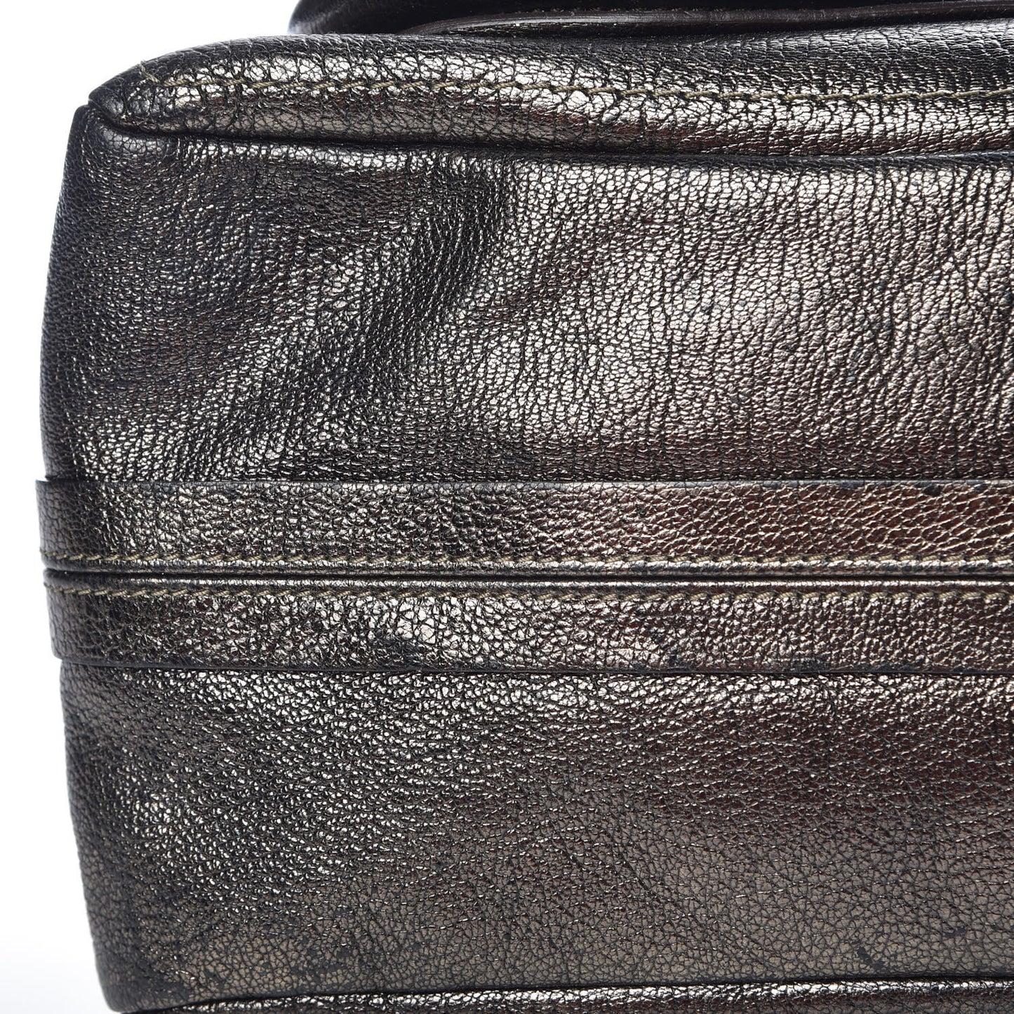 Metallic Calfskin Medium Paraty Bronze