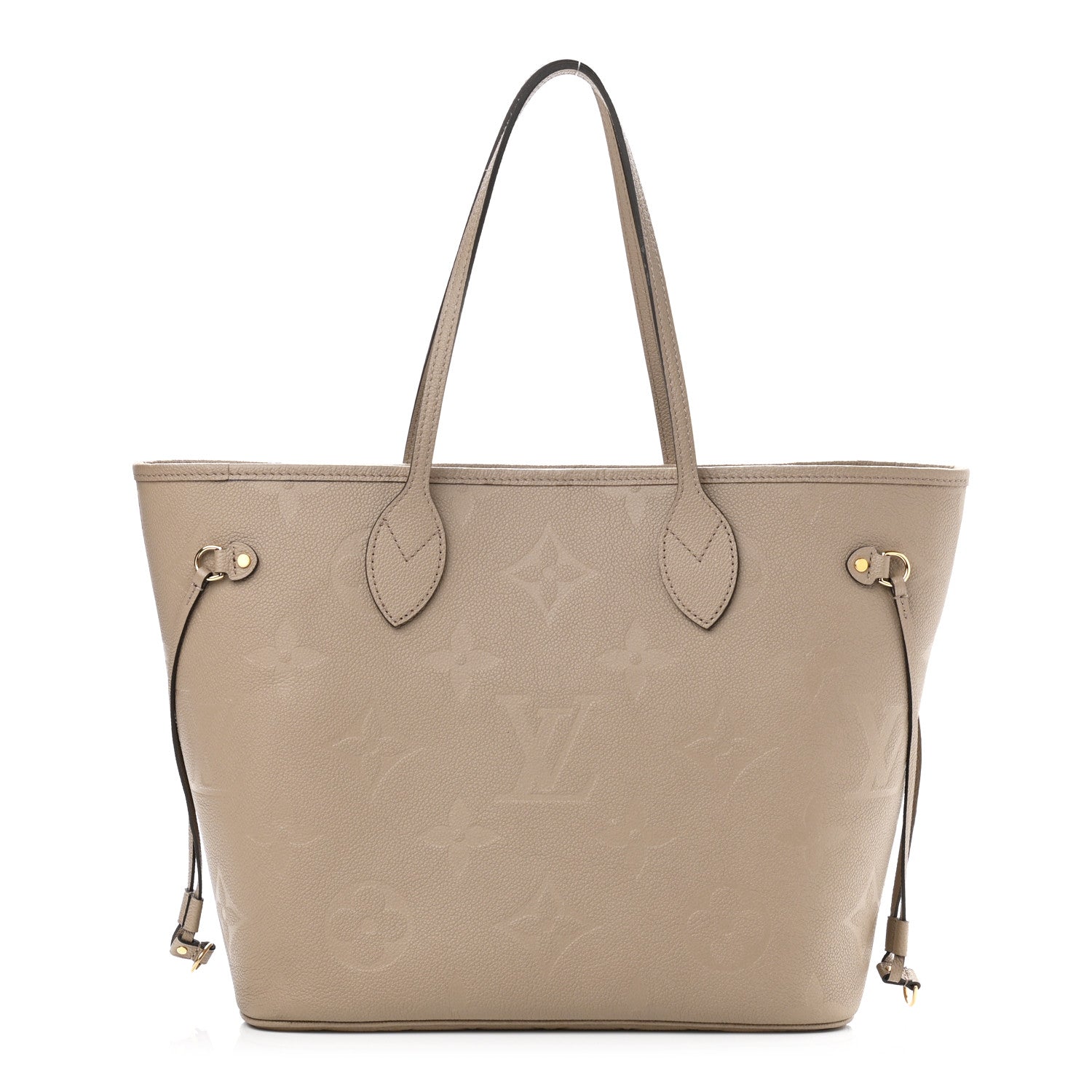 Louis Vuitton Empreinte Monogram Giant Neverfull MM Tourterelle 3 of 10