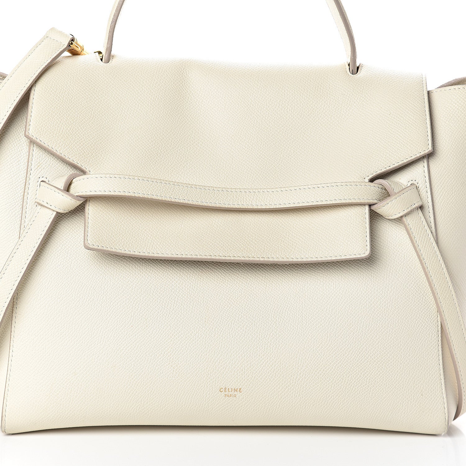 Celine Grained Calfskin Mini Belt Bag White 6 of 8