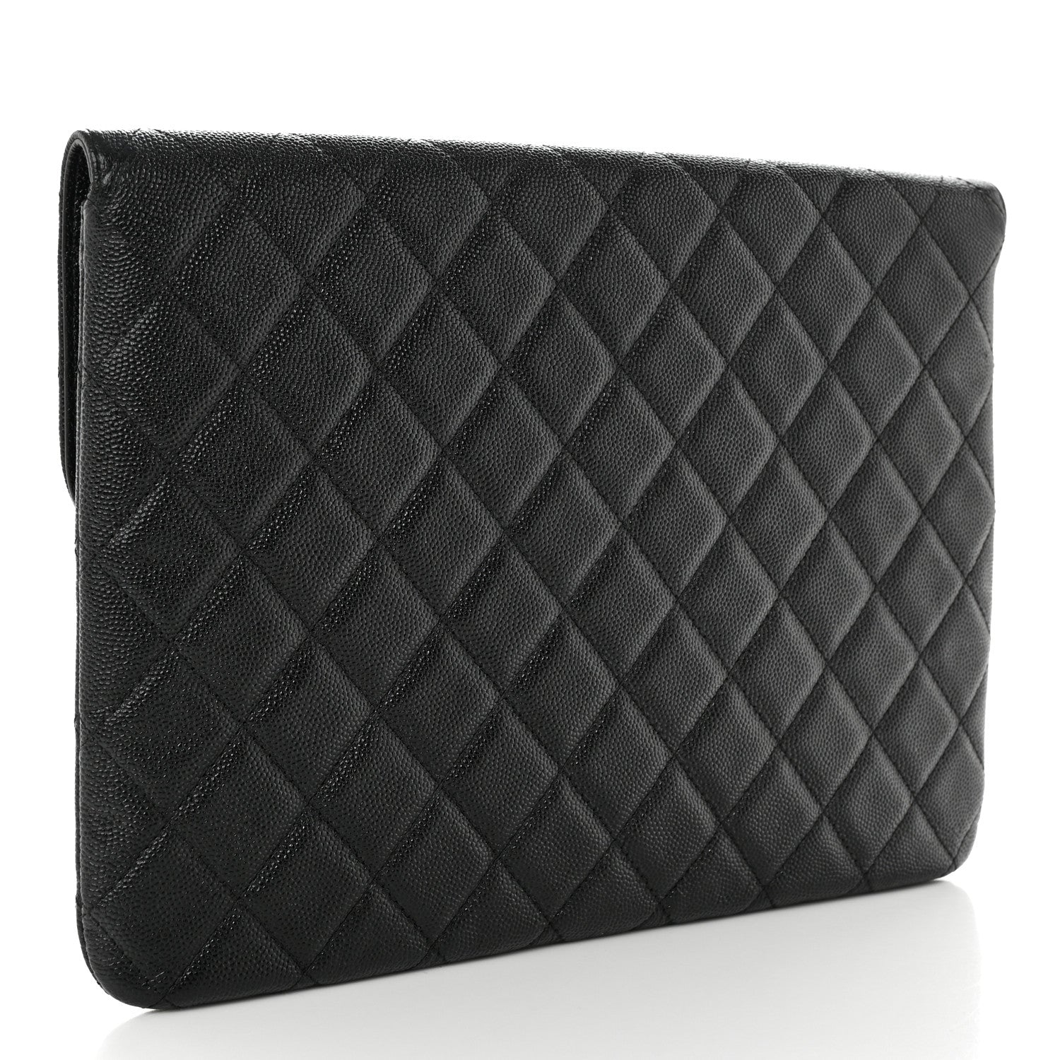 Chanel Caviar Quilted Medium Golden Class Pouch Black 3 of 13