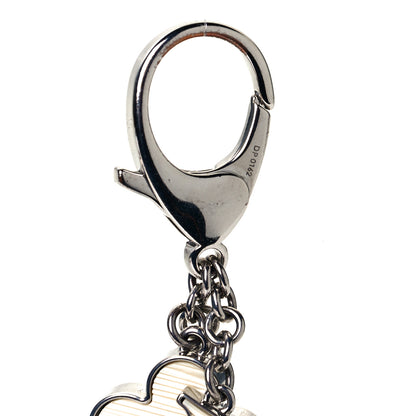 Louis Vuitton Fleur d Epi Bag Charm Ivory 4 of 5
