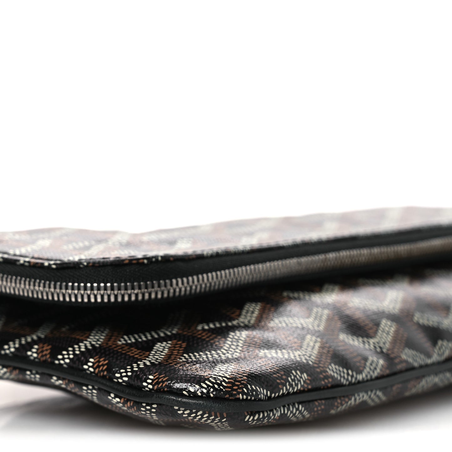 Goyardine Sainte Marie Soft Clutch Black