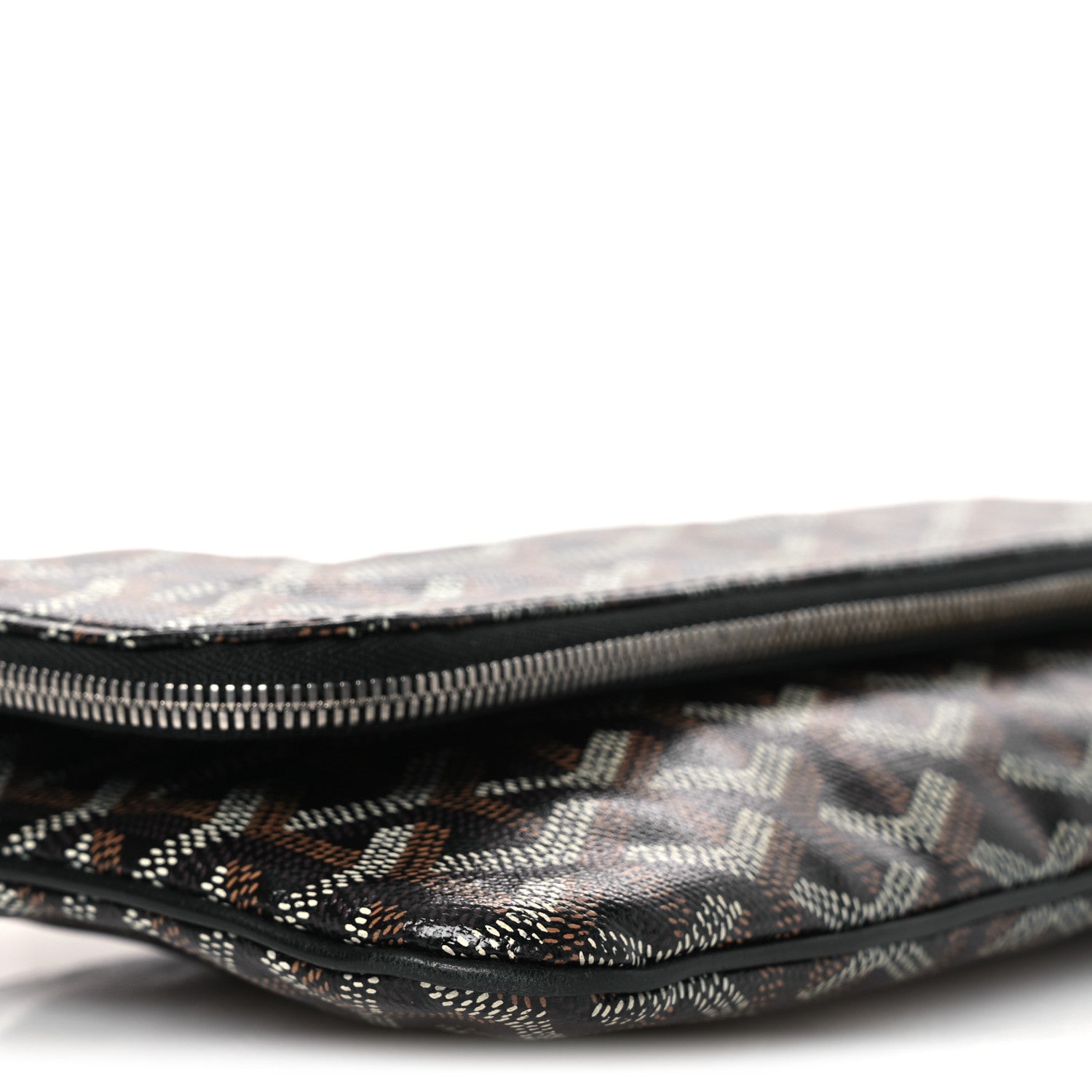 Goyard Goyardine Sainte Marie Soft Clutch Black 9 of 12