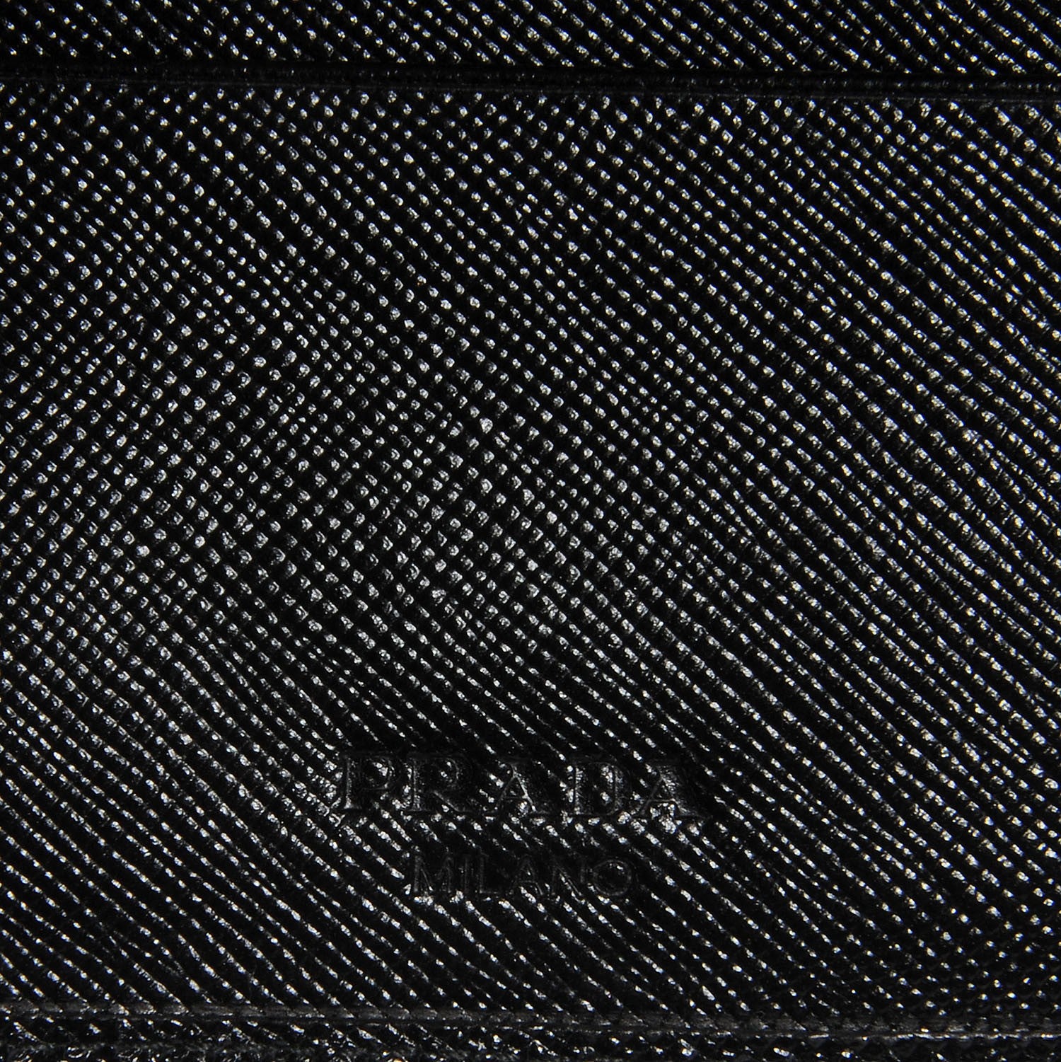 Prada Saffiano Enamel Bi-Fold Wallet Nero Black 6 of 8