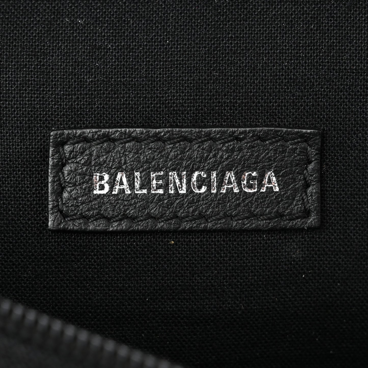 Calfskin Everyday Logo Belt Bag Black