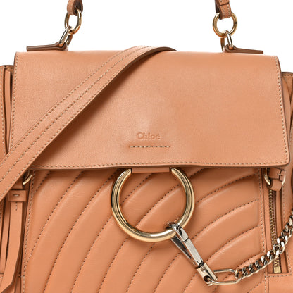 Chloe Smooth Calfskin Quilted Small Faye Day Shoulder Bag Blushy Pink 8 of 10