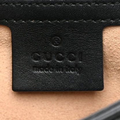 Gucci Calfskin Matelasse Small GG Marmont Top Handle Black 5 of 9