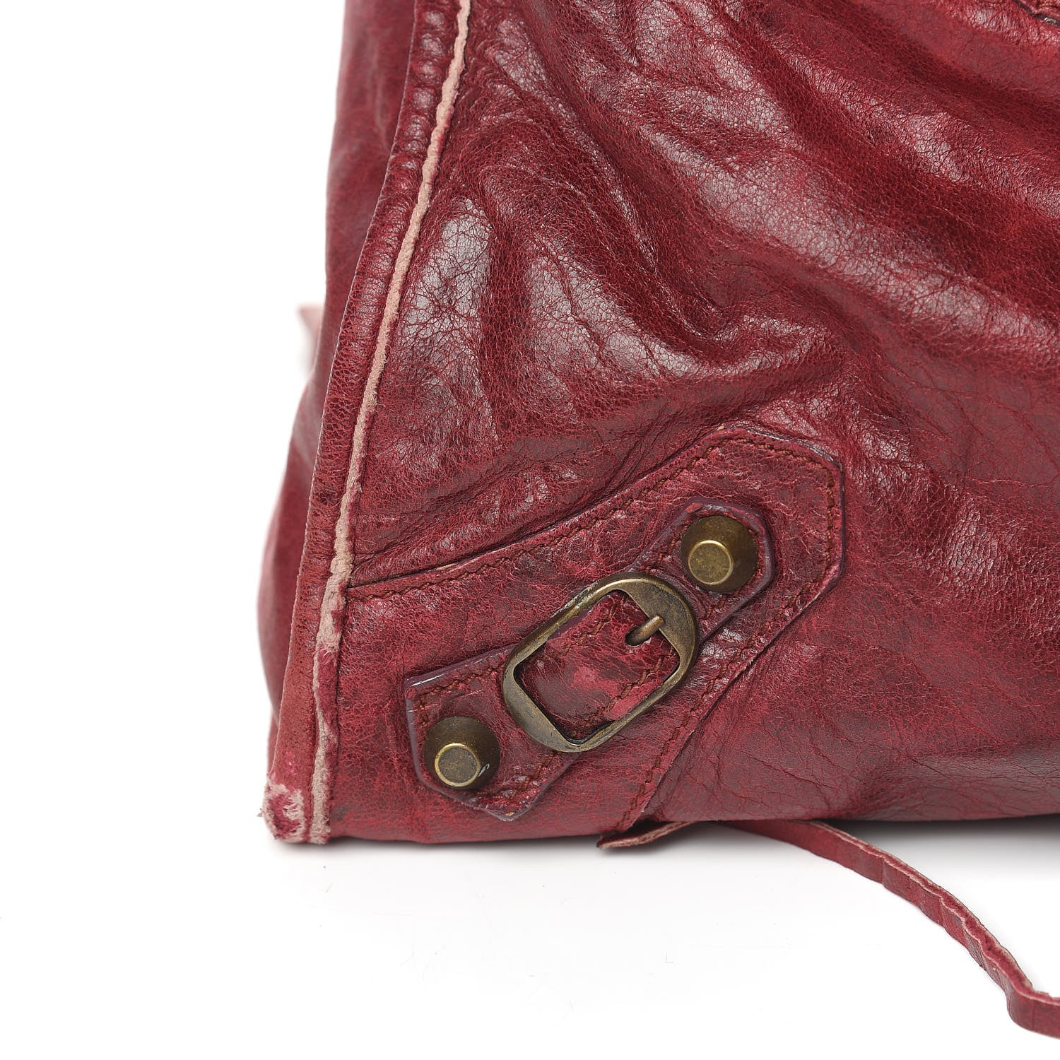 Balenciaga Agneau Classic Hardware City Bordeaux 9 of 16