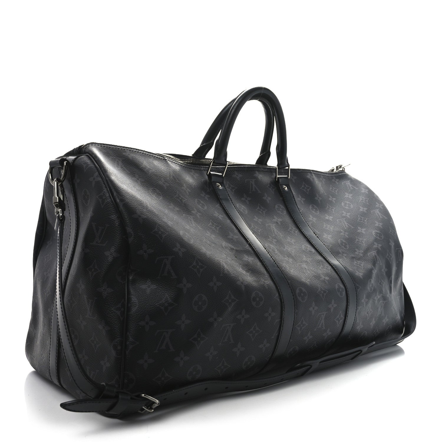 Louis Vuitton Monogram Eclipse Keepall Bandouliere 55 2 of 10