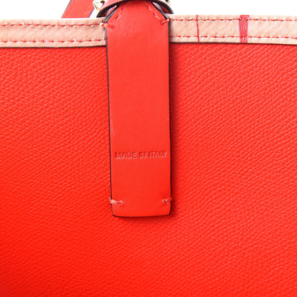Christian Louboutin Calfskin Kraft Spikes East West Cabata Tote Kraft Red 8 of 13