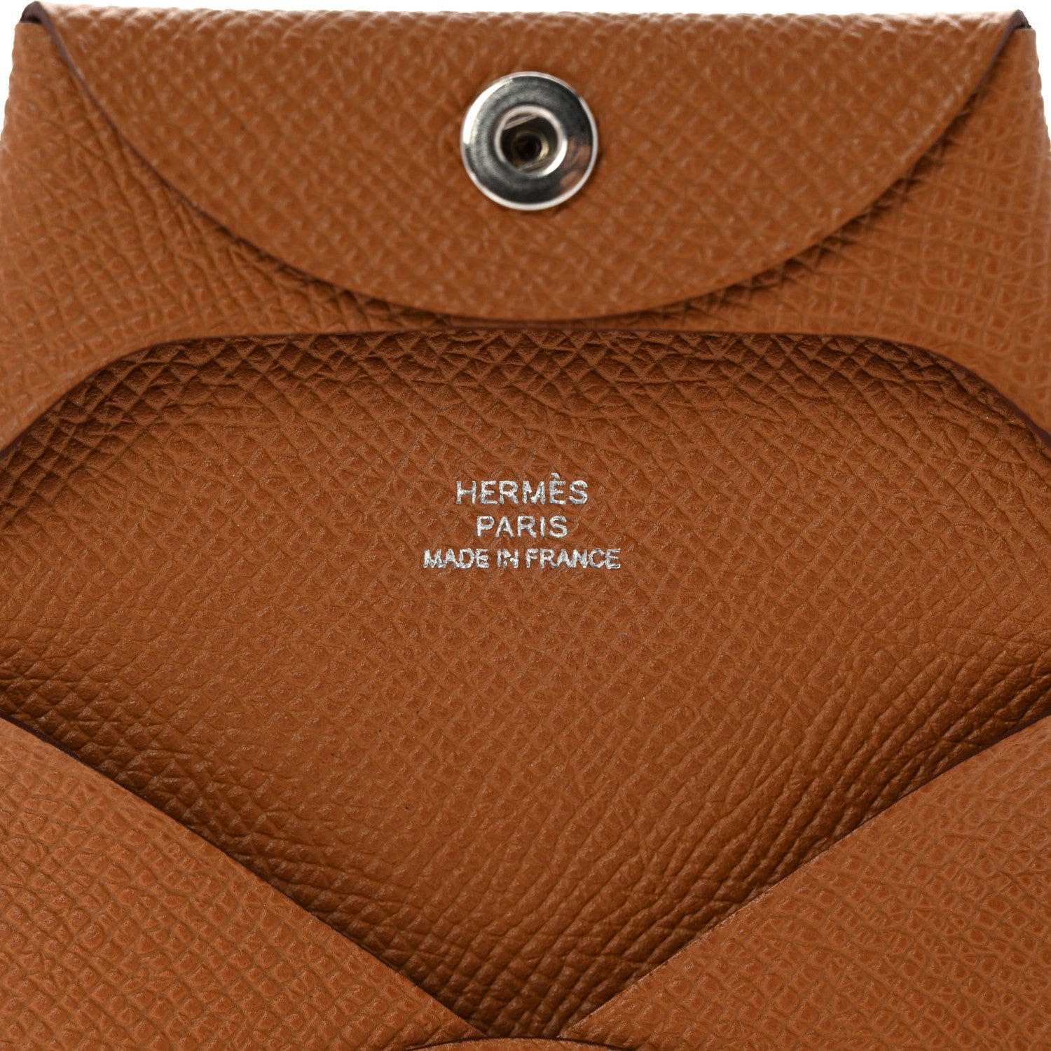 Hermes Epsom Bastia Coin Purse Gold 6 of 7