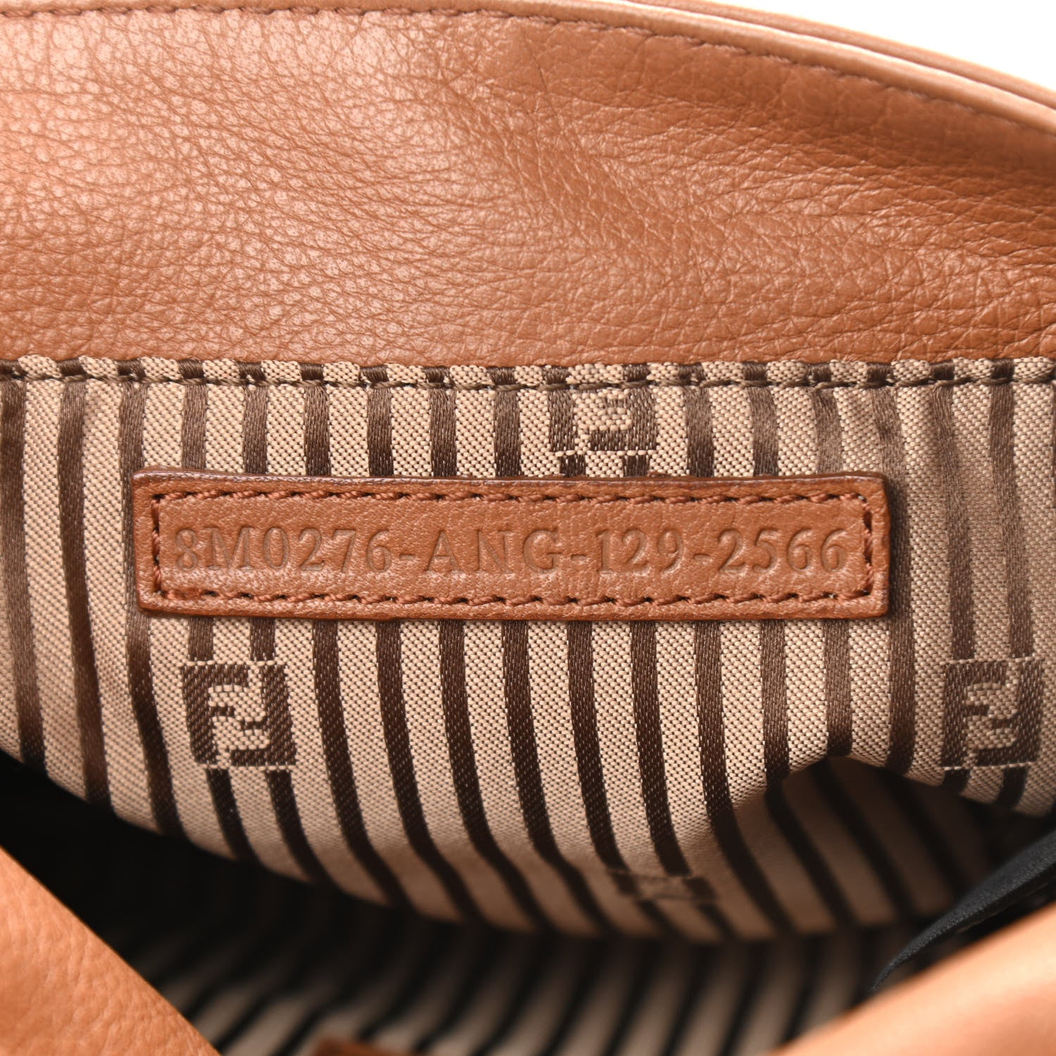 Fendi Vitello Flamingo Fendista Pouchette Crossbody Orzo 8 of 11