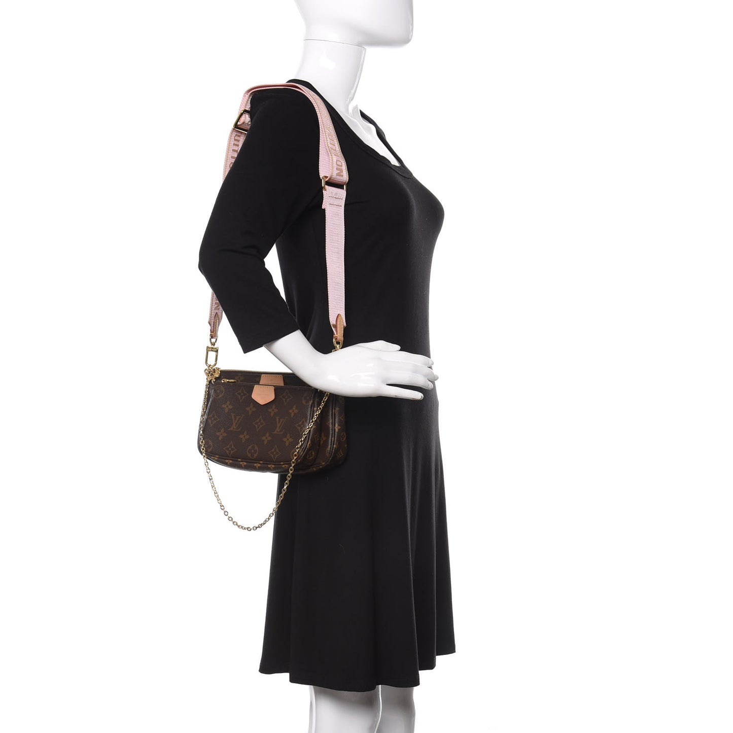 Monogram Multi Pochette Accessories Rose Clair
