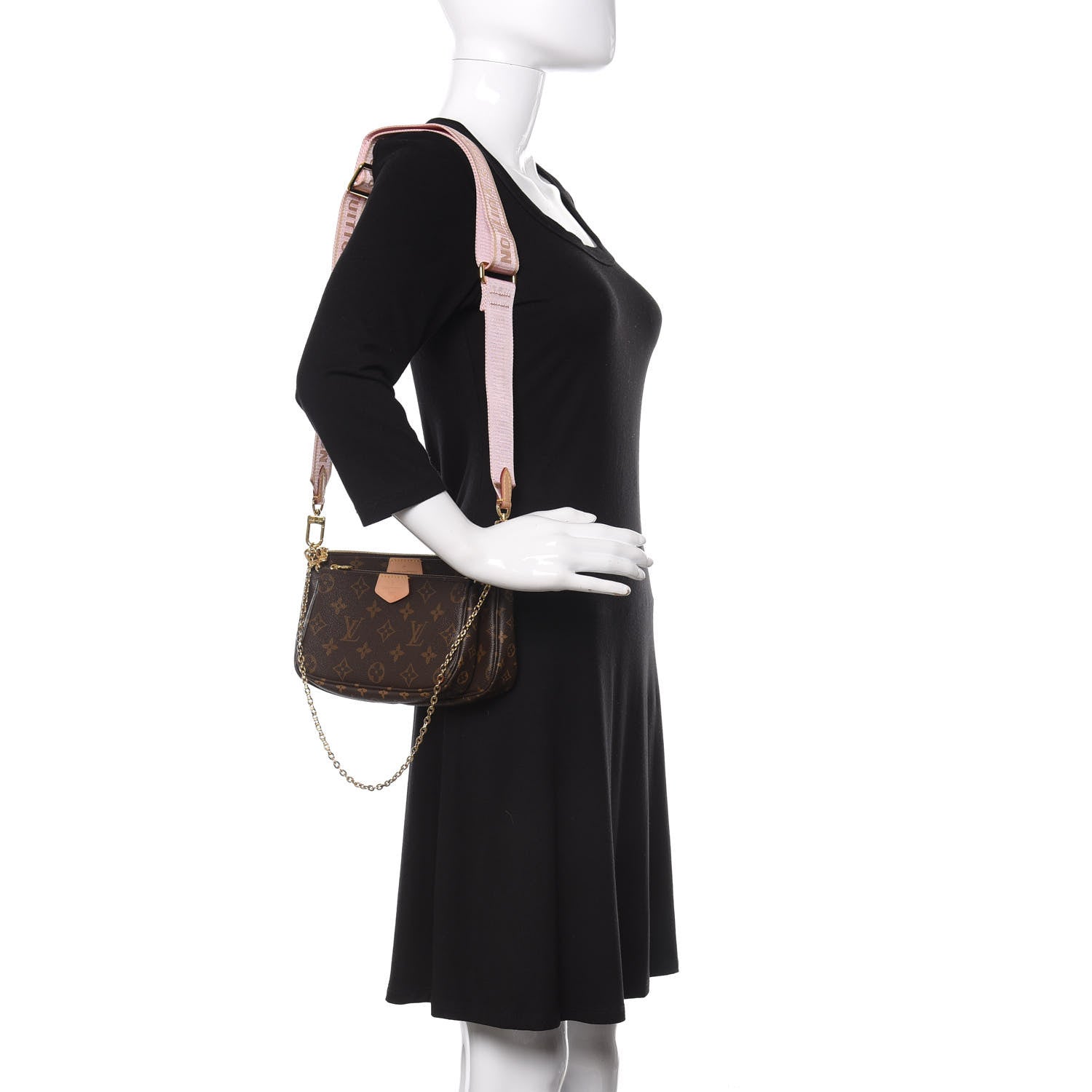 Louis Vuitton Monogram Multi Pochette Accessories Rose Clair 3 of 13