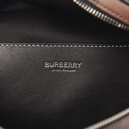 Burberry E-canvas Check Bum Bag Dark Birch Brown 6 of 9