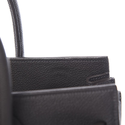 Saint Laurent Grained Calfskin Baby Sac De Jour Coal 11 of 13