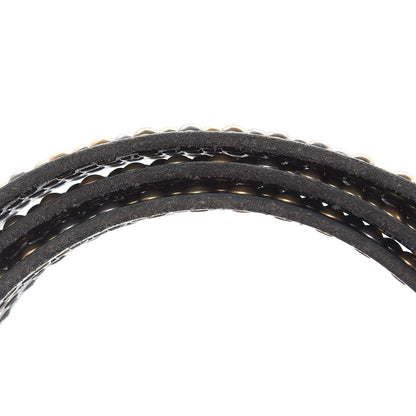 Gucci Calfskin Studded Feline Belt 110 44 Black 7 of 7