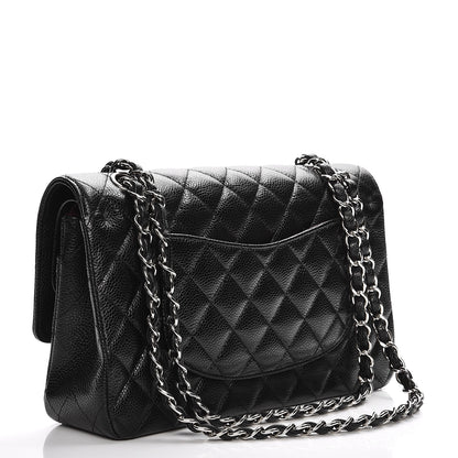 Chanel Caviar Quilted Medium Double Flap Black 3 of 7