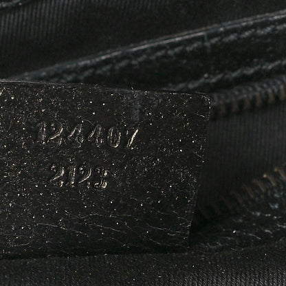 Gucci Monogram Calfskin Large Bardot Tote Black 6 of 8