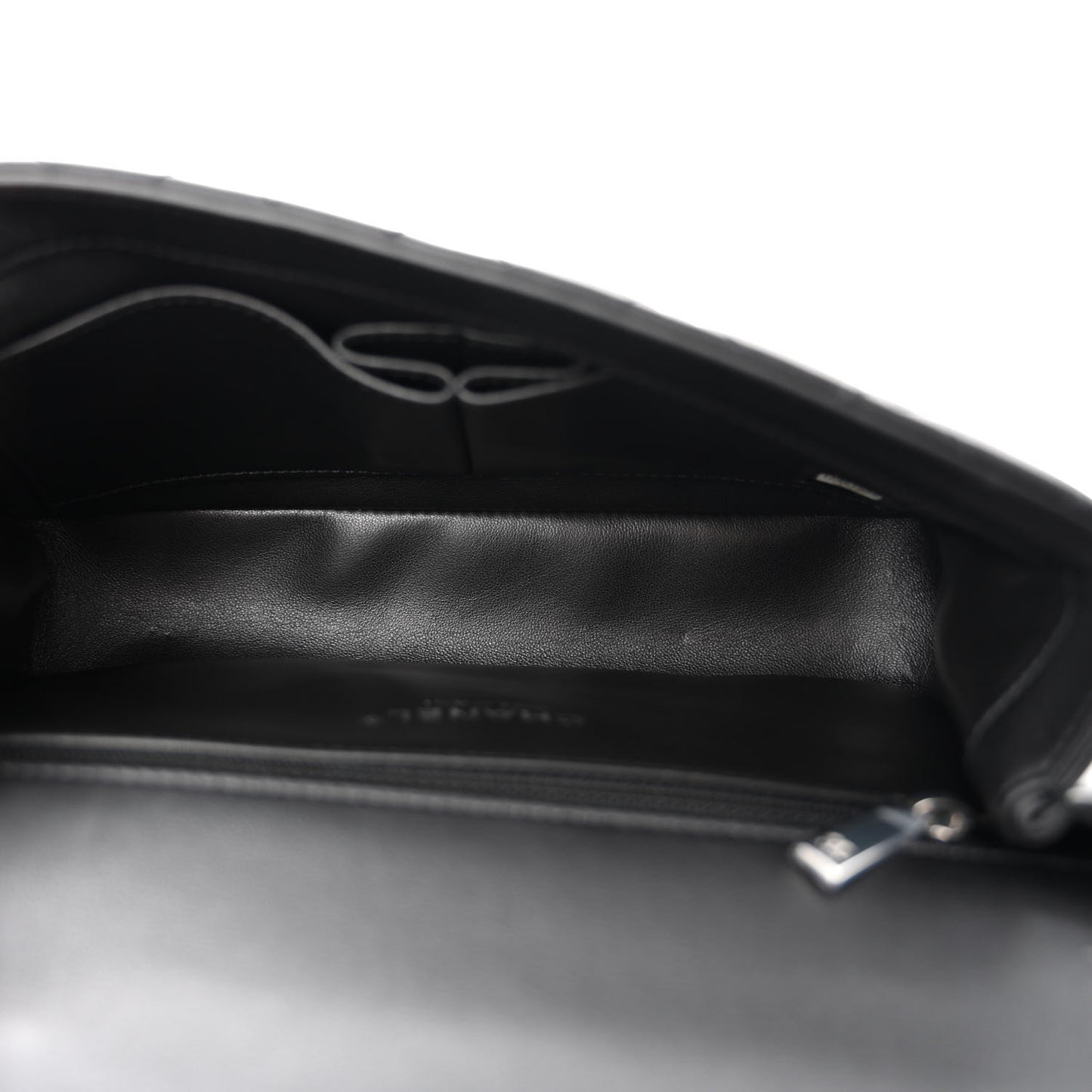 Lambskin Quilted Small CC Filigree Flap Black