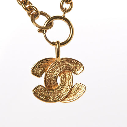 Chanel Quilted CC Necklace Gold 5 of 5