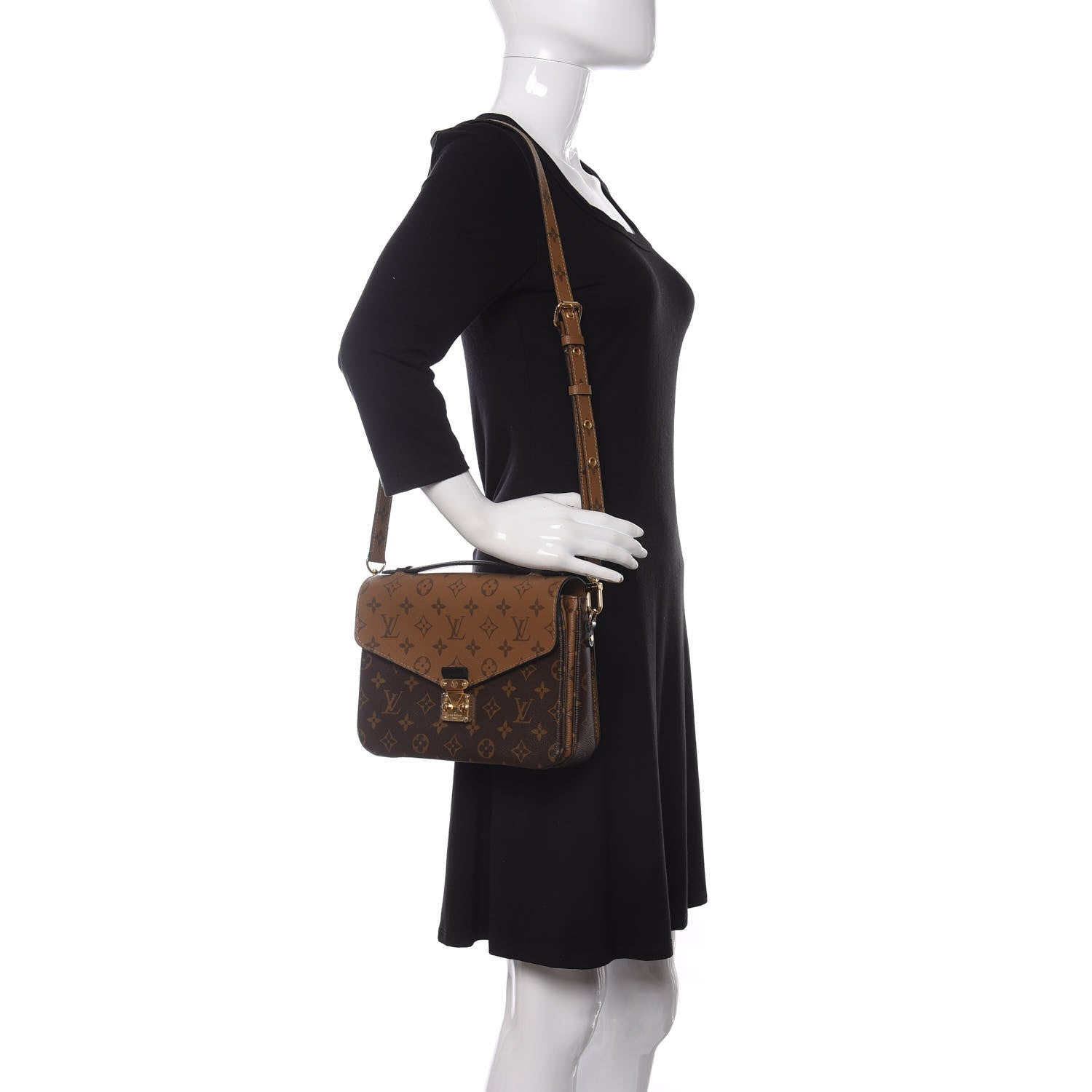 Louis Vuitton Reverse Monogram Pochette Metis 2 of 12