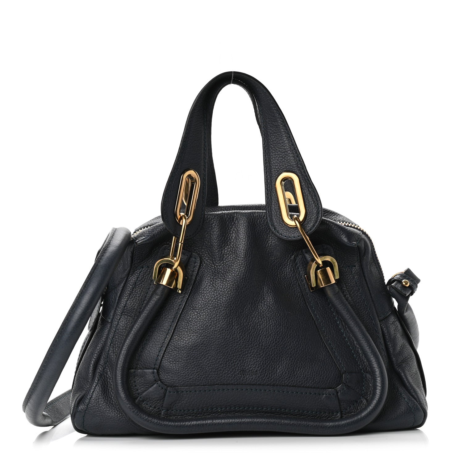 Chloe Calfskin Small Paraty Navy 1 of 26