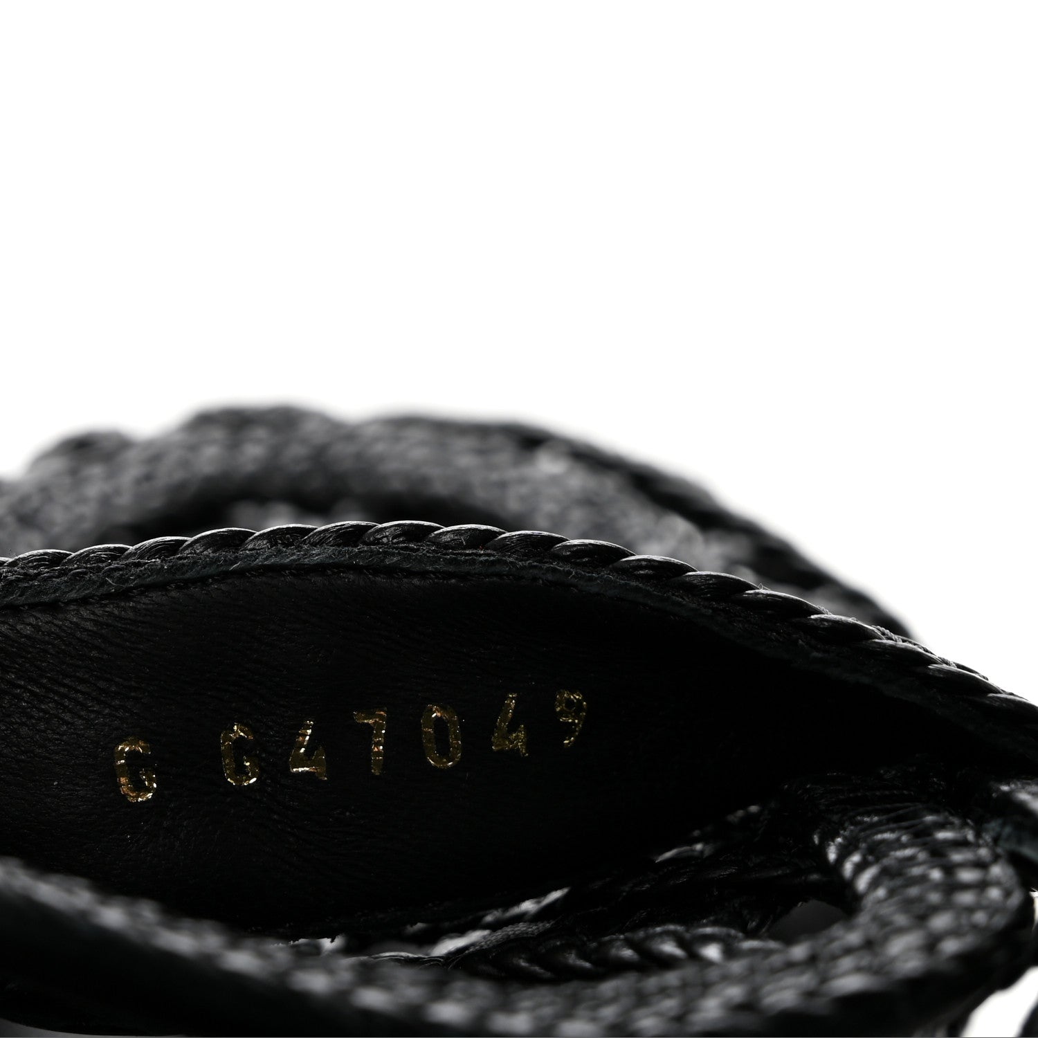 Chanel Braided Lambskin CC Mocassin Loafers 39 Black 9 of 9