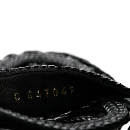 Chanel Braided Lambskin CC Mocassin Loafers 39 Black 9 of 9