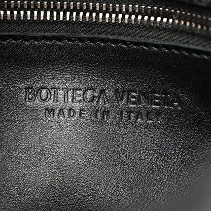 Bottega Veneta Lambskin Maxi Intrecciato Cassette Crossbody Bag Black 6 of 9
