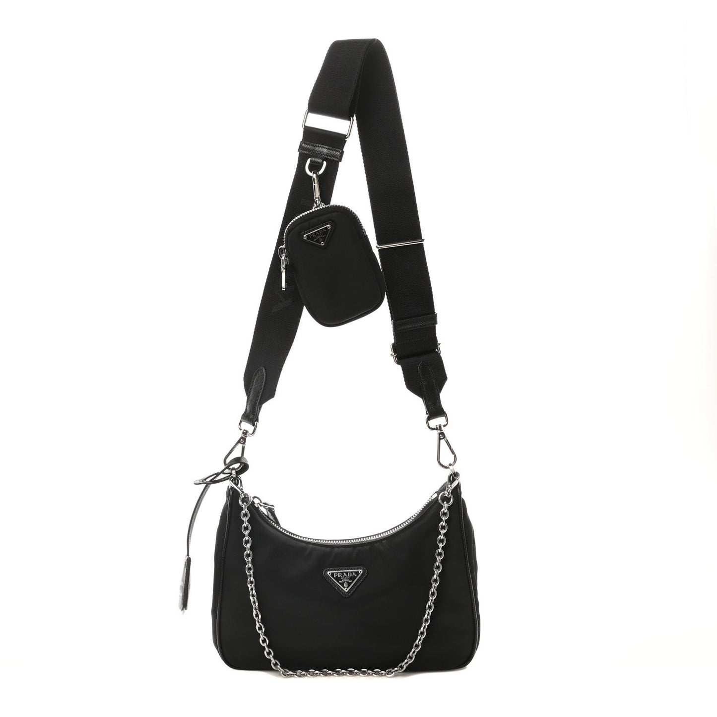Nylon Re-Edition 2005 Shoulder Bag Black