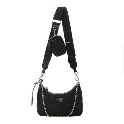 Prada Nylon Re-Edition 2005 Shoulder Bag Black 1 of 11