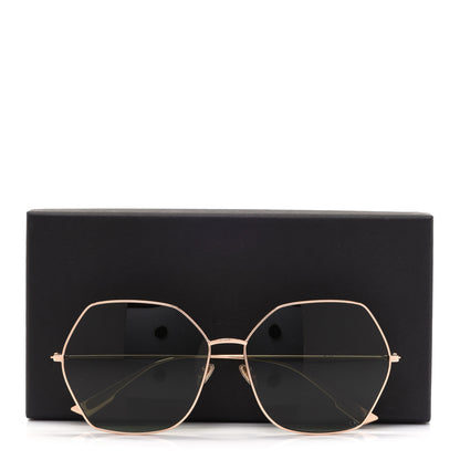 Christian Dior Metal Stellaire 8 Sunglasses Rose Gold Green 8 of 8
