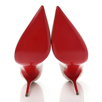Christian Louboutin Patent So Kate 120 Pumps 40 Nude 5 of 17