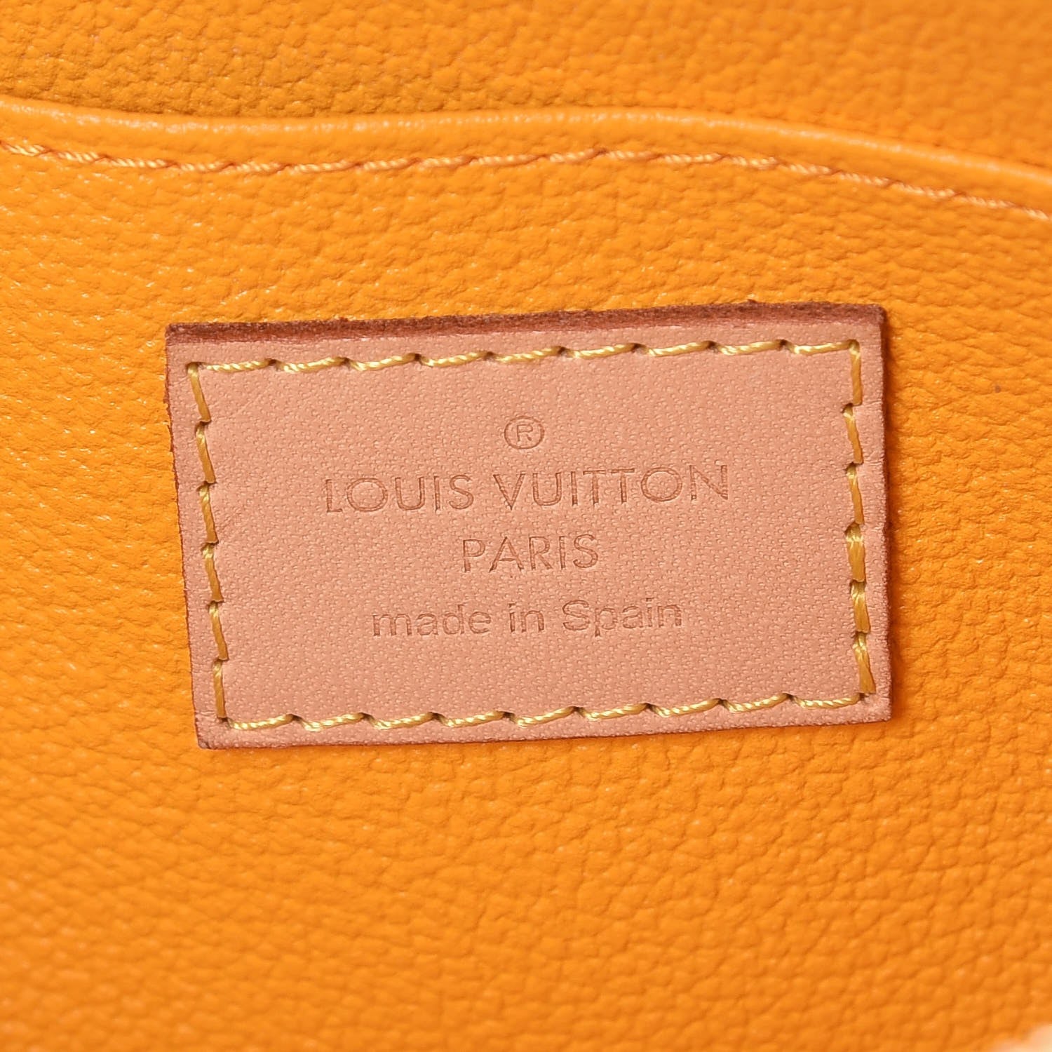 Louis Vuitton Vernis Cosmetic Pouch Jaune Passion 6 of 9