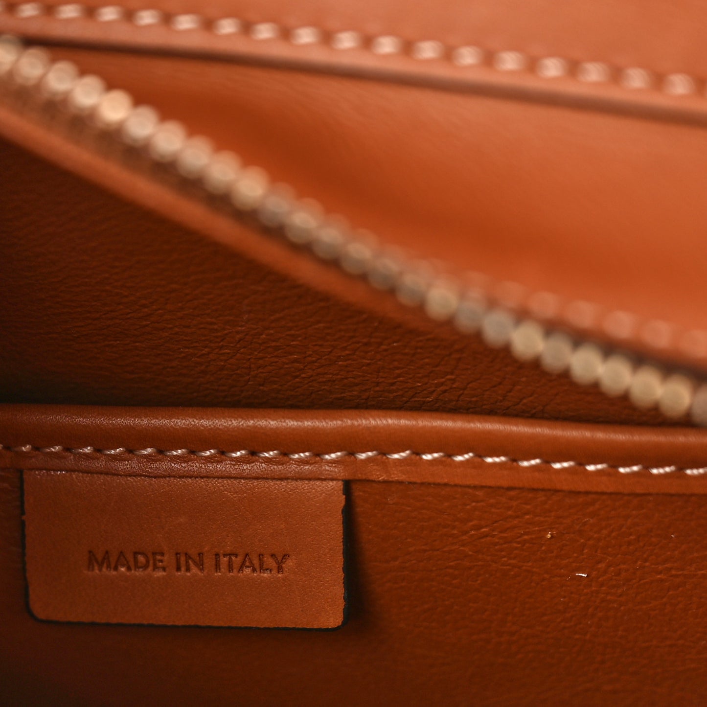 Textile Smooth Calfskin Nano Luggage Tan White