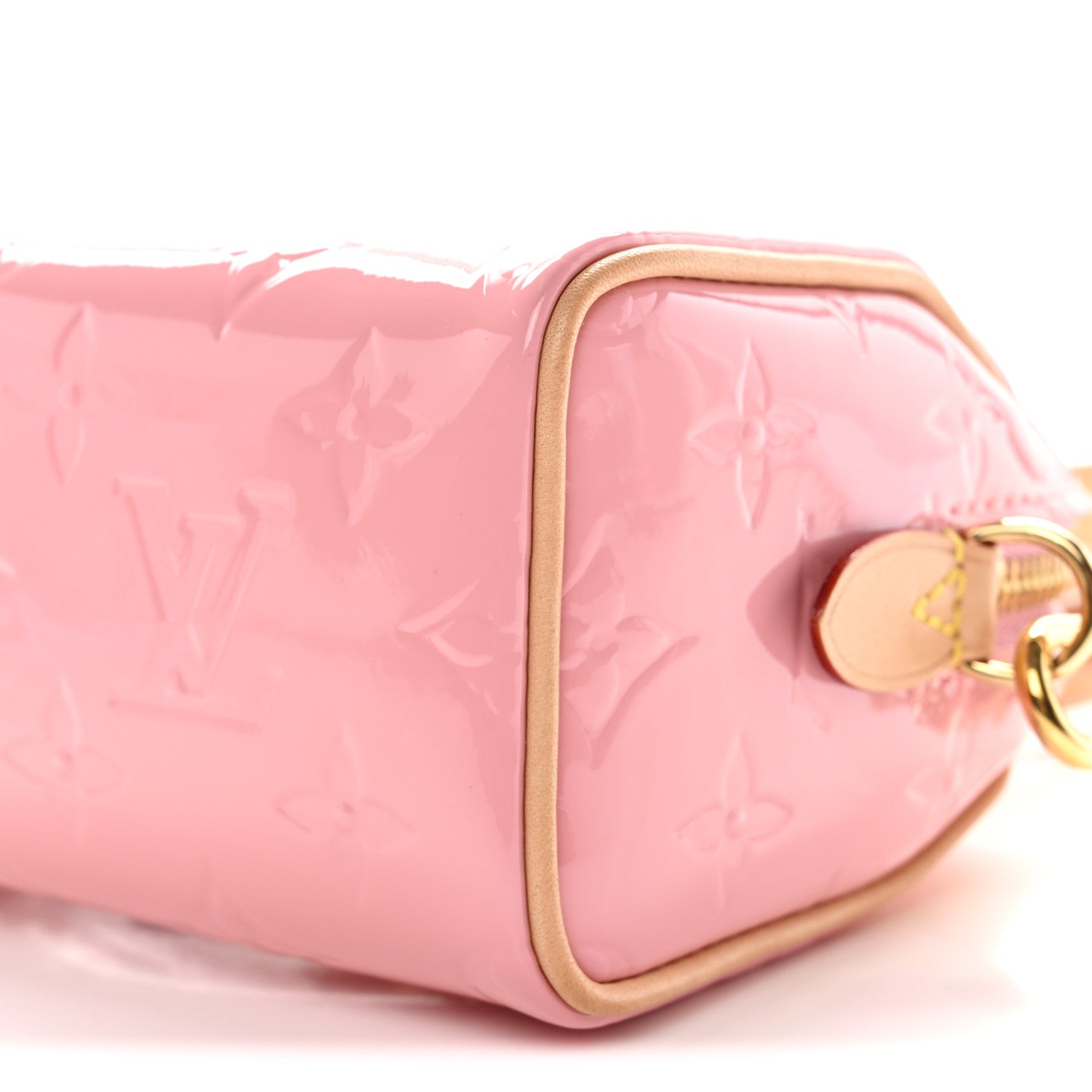 Louis Vuitton ヴェルニポーチ　ピンク Louis Vuitton Vernis Monogram Nano Speedy Mochi Pink 1823045