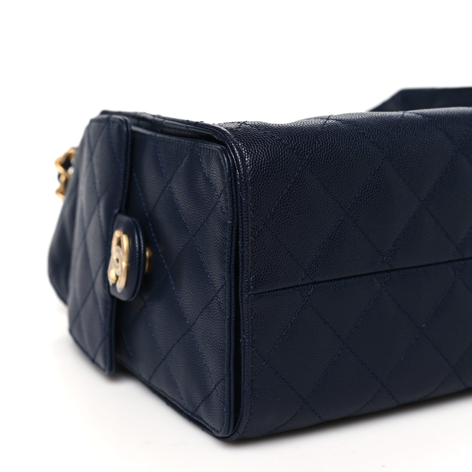 Chanel Caviar Quilted Small Chanel 25 Handbag Dark Navy 9 of 11