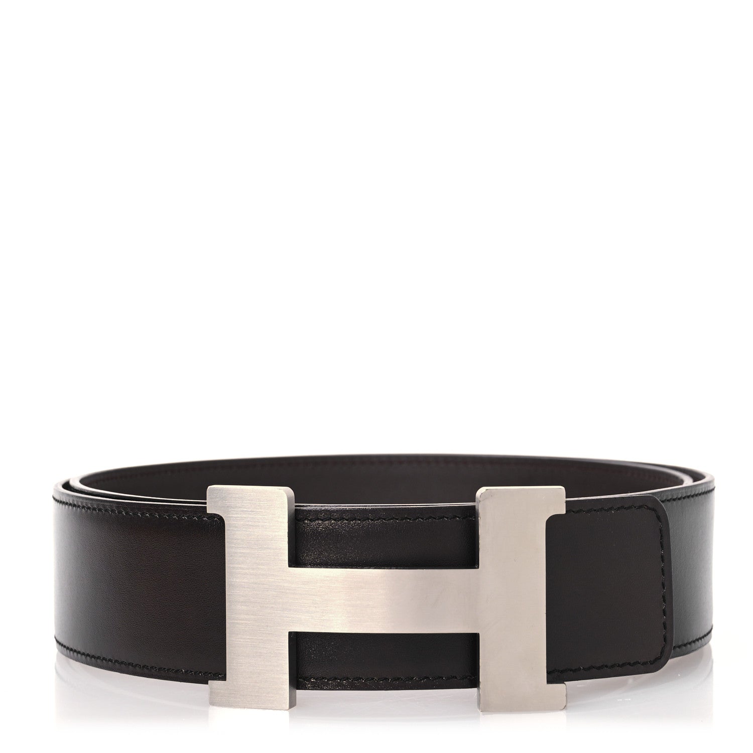 Hermes Box Chamonix 42mm Constance Belt 90 36 Black Chocolate 1 of 9