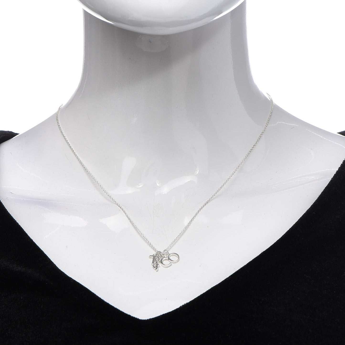 Sterling Silver Charms Pendant Necklace