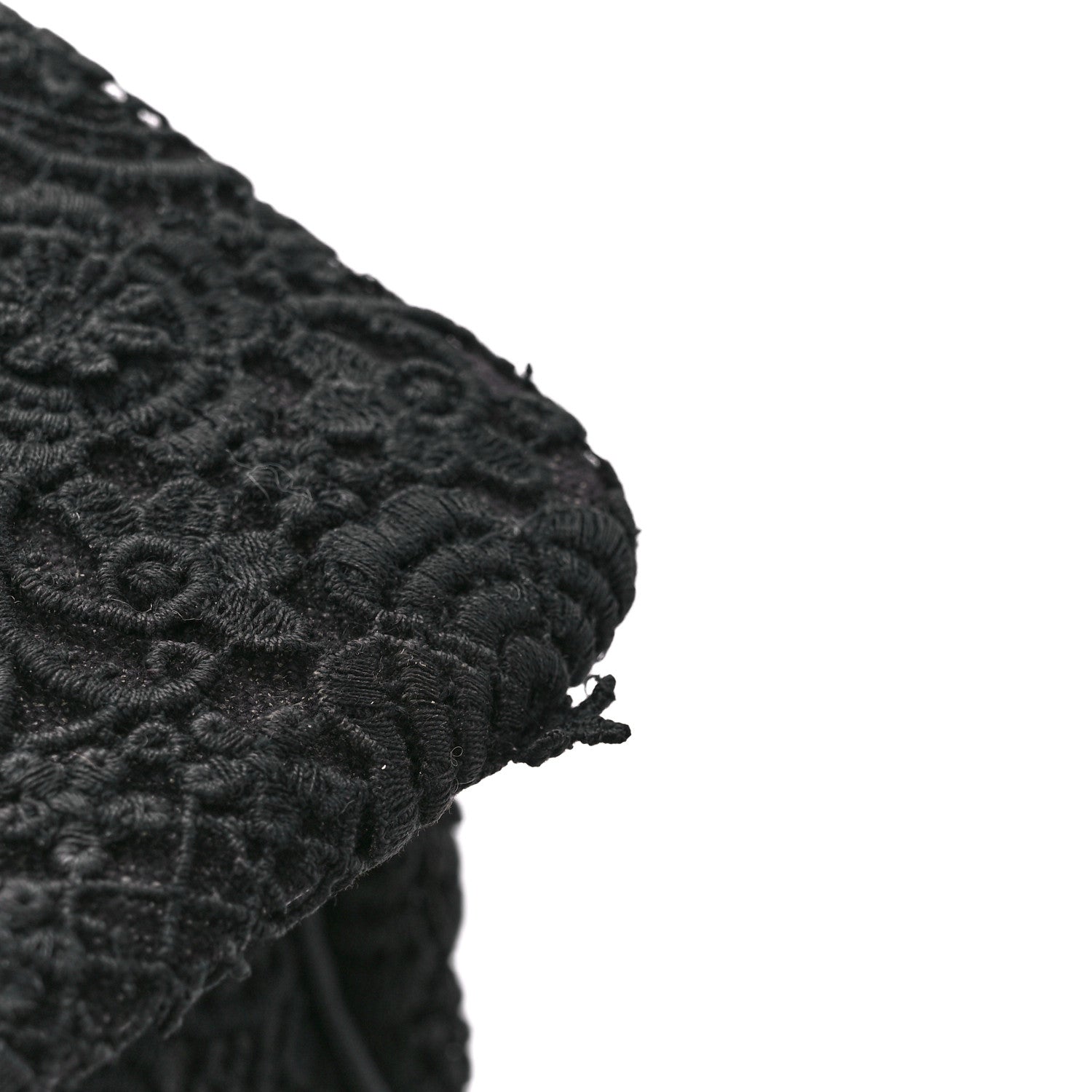 Dolce & Gabbana DOLCE & GABBANA Calfskin Lace Miss Sicily Satchel Black 12 of 14